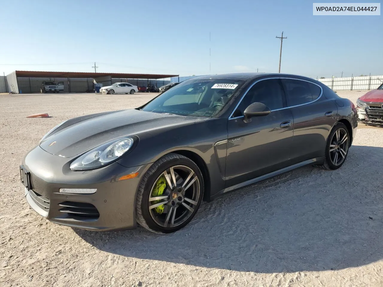 2014 Porsche Panamera S Hybrid VIN: WP0AD2A74EL044427 Lot: 76928314