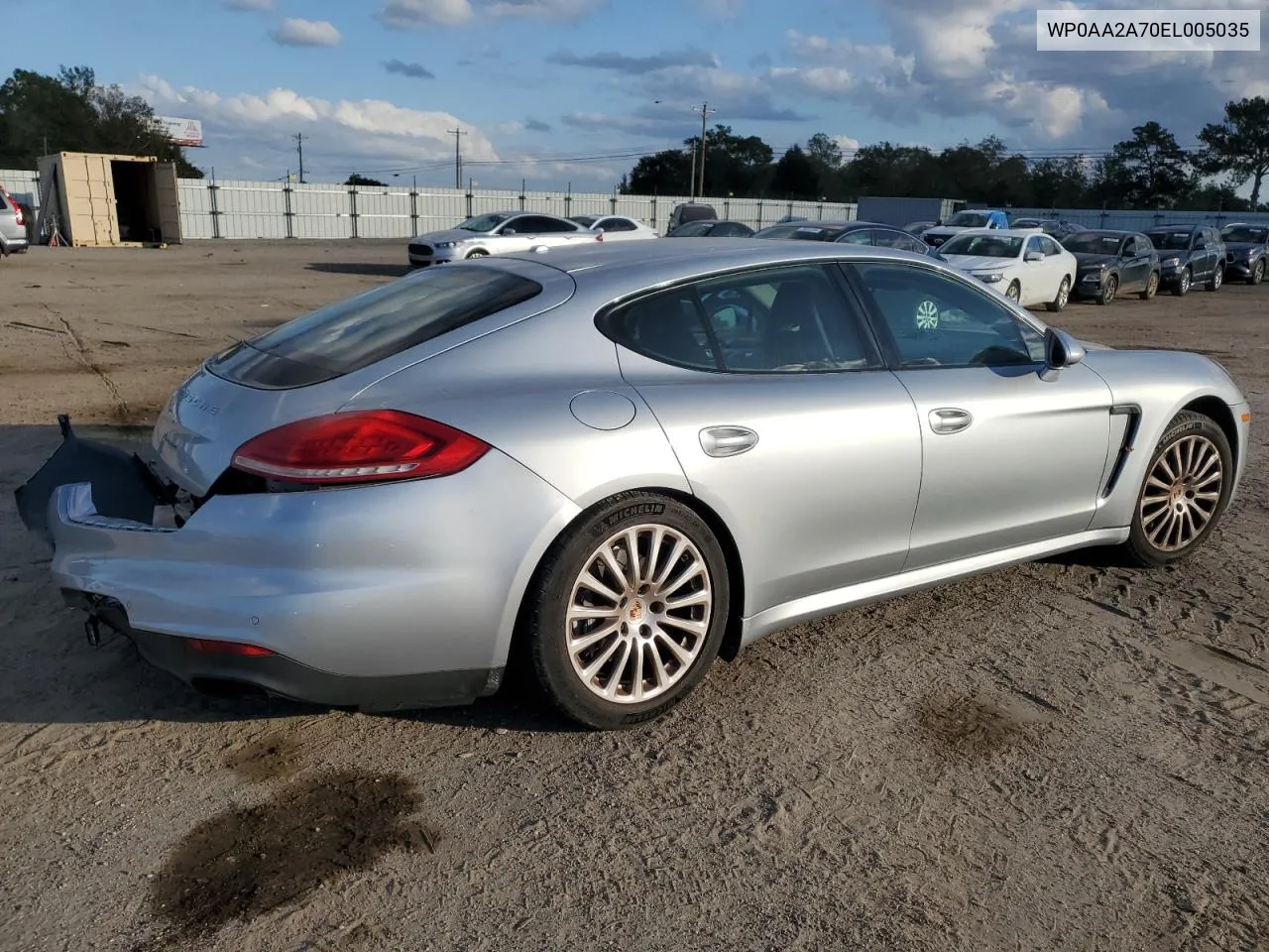 2014 Porsche Panamera 2 VIN: WP0AA2A70EL005035 Lot: 79044014