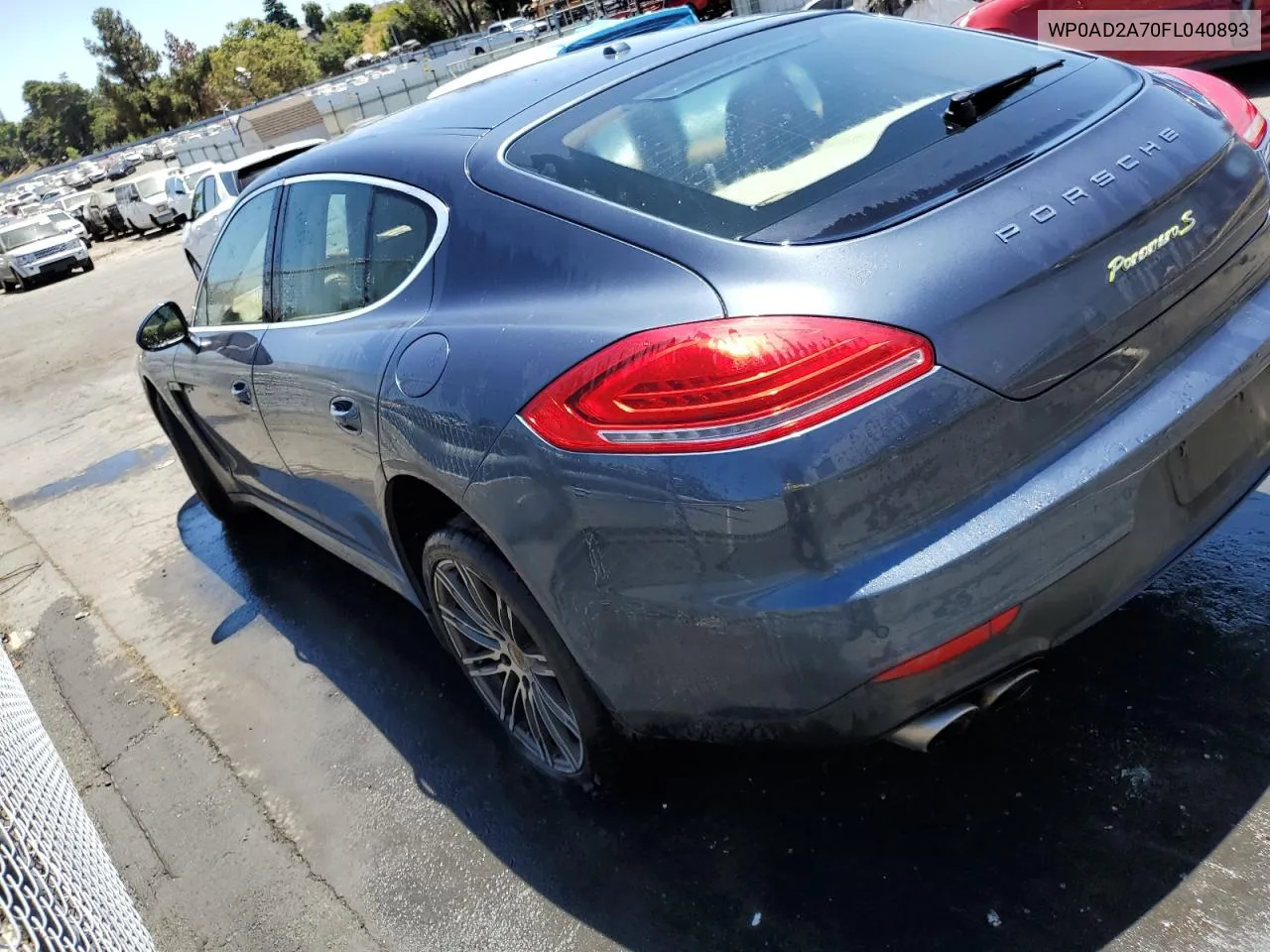 2015 Porsche Panamera Se Hybrid VIN: WP0AD2A70FL040893 Lot: 61425494