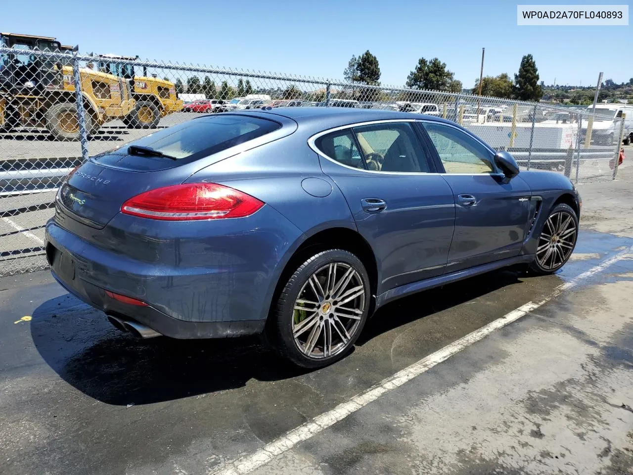 2015 Porsche Panamera Se Hybrid VIN: WP0AD2A70FL040893 Lot: 61425494