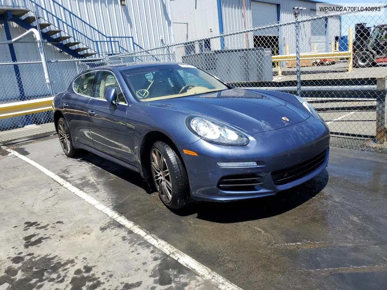 2015 Porsche Panamera Se Hybrid VIN: WP0AD2A70FL040893 Lot: 61425494