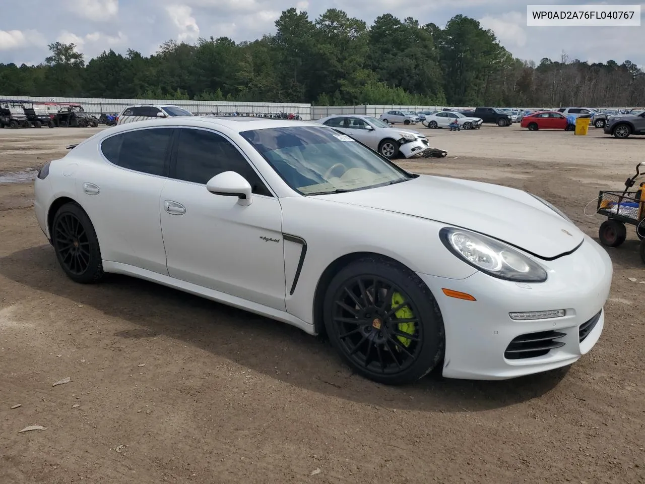 2015 Porsche Panamera Se Hybrid VIN: WP0AD2A76FL040767 Lot: 72771764