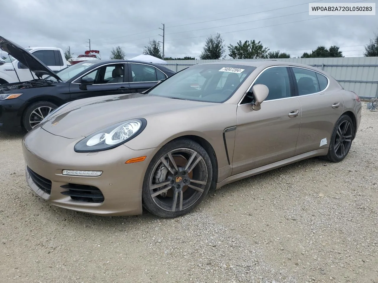 2016 Porsche Panamera S VIN: WP0AB2A72GL050283 Lot: 74047204