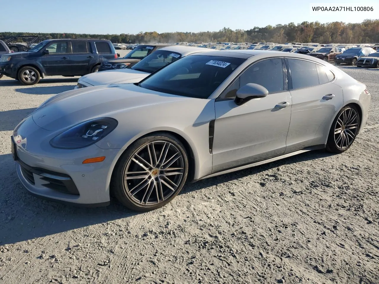 2017 Porsche Panamera 2 VIN: WP0AA2A71HL100806 Lot: 77834024