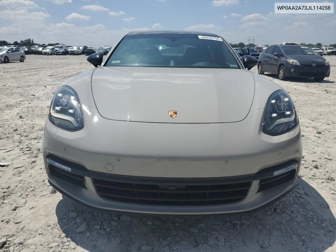 2018 Porsche Panamera 4 VIN: WP0AA2A73JL114258 Lot: 69205794