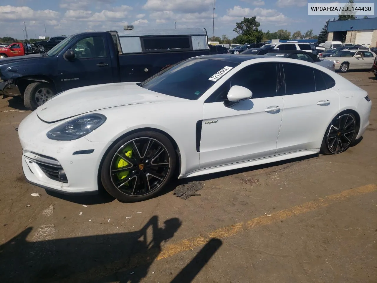 2018 Porsche Panamera Turbo S E-Hybrid VIN: WP0AH2A72JL144430 Lot: 72132884