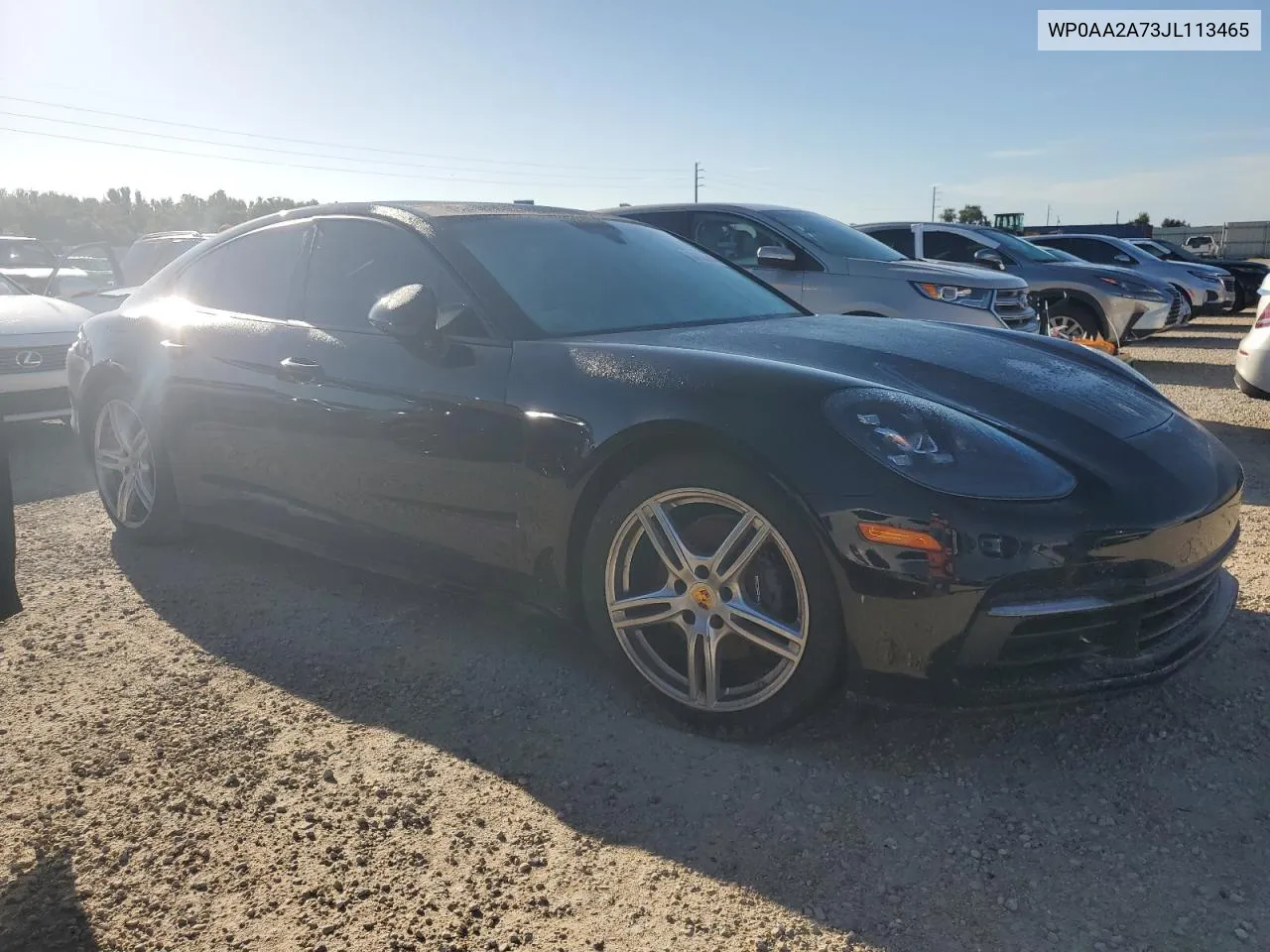 2018 Porsche Panamera 4 VIN: WP0AA2A73JL113465 Lot: 76613574