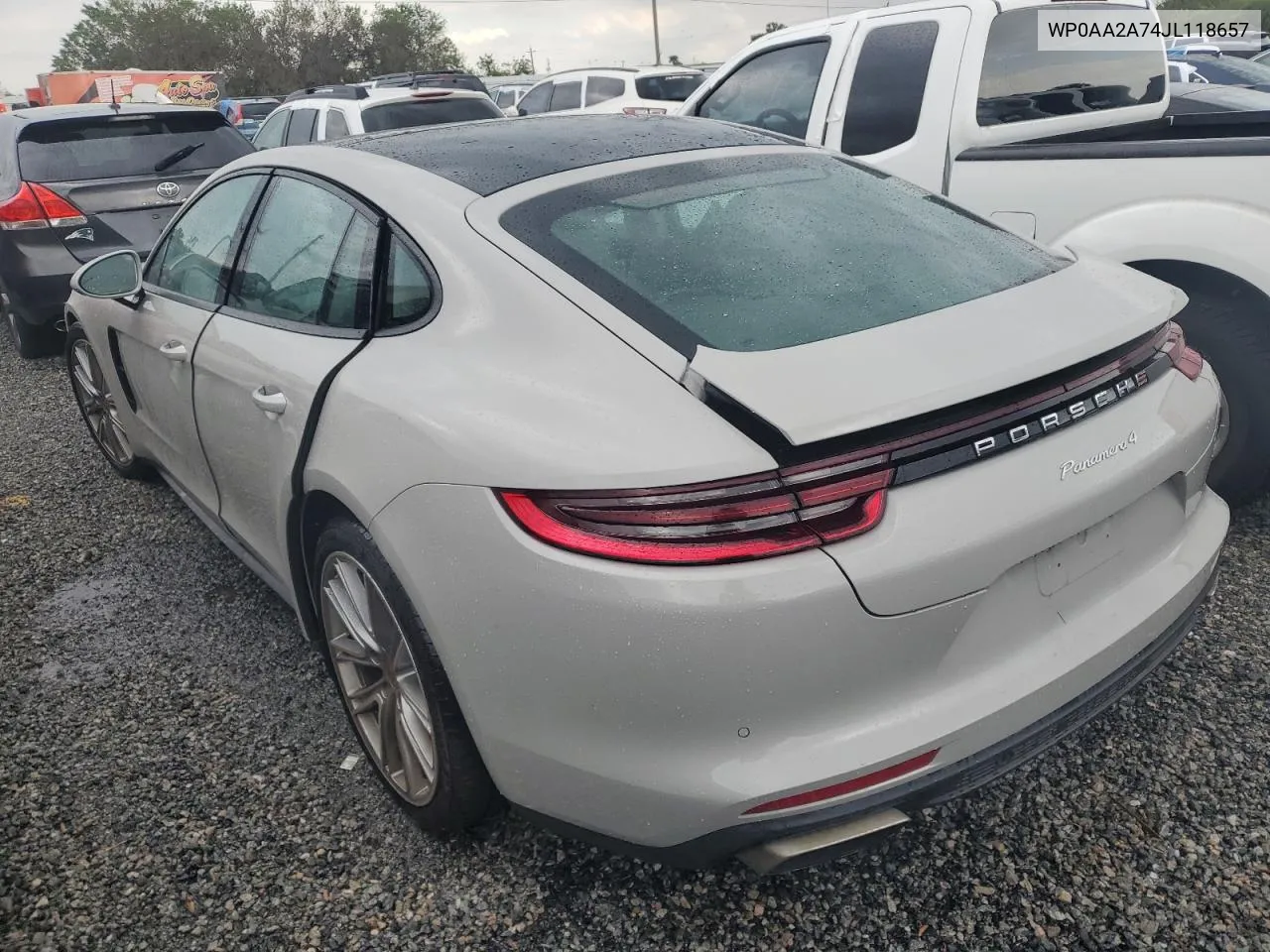 2018 Porsche Panamera 4 VIN: WP0AA2A74JL118657 Lot: 74552054