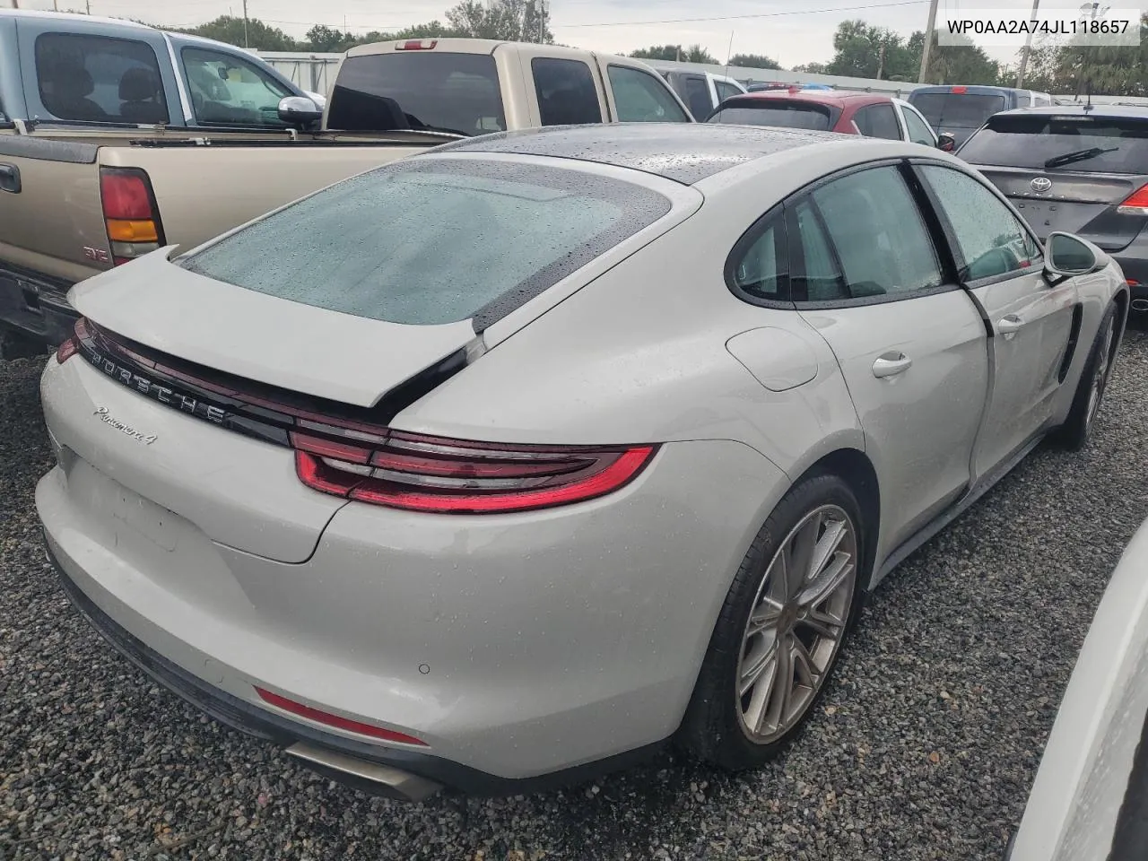 2018 Porsche Panamera 4 VIN: WP0AA2A74JL118657 Lot: 74552054