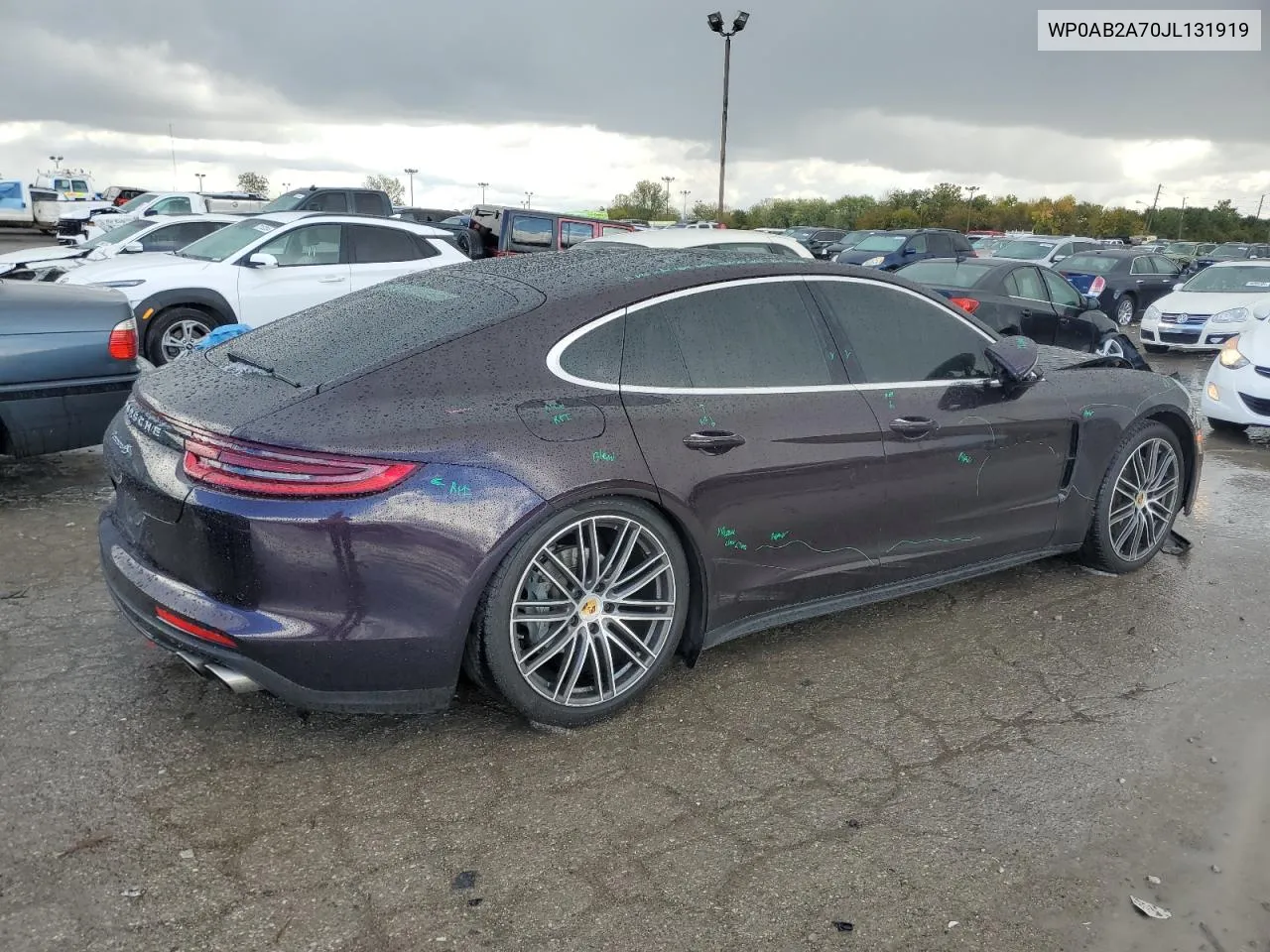 2018 Porsche Panamera 4S VIN: WP0AB2A70JL131919 Lot: 75862894