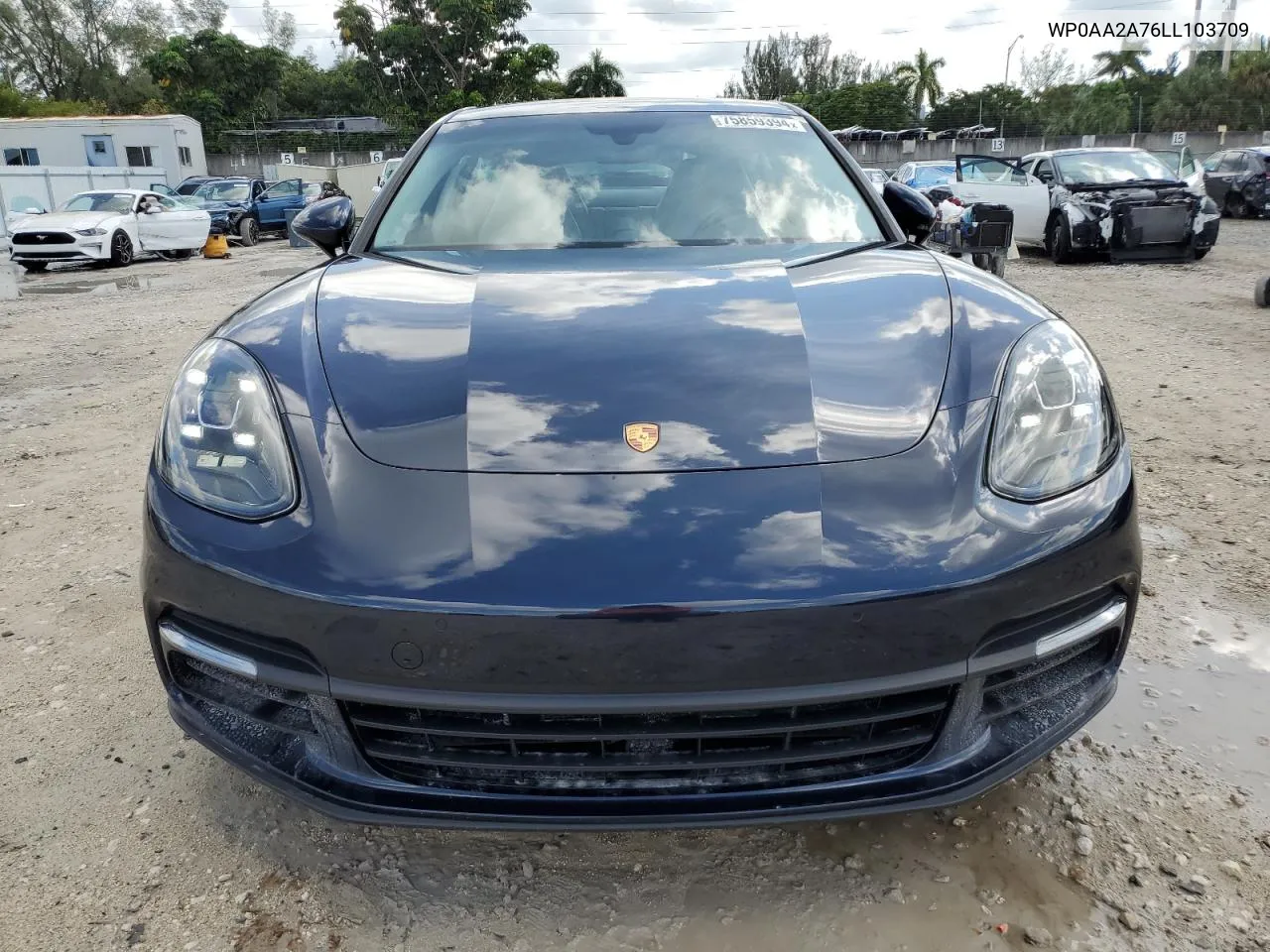 2020 Porsche Panamera Base VIN: WP0AA2A76LL103709 Lot: 75859394