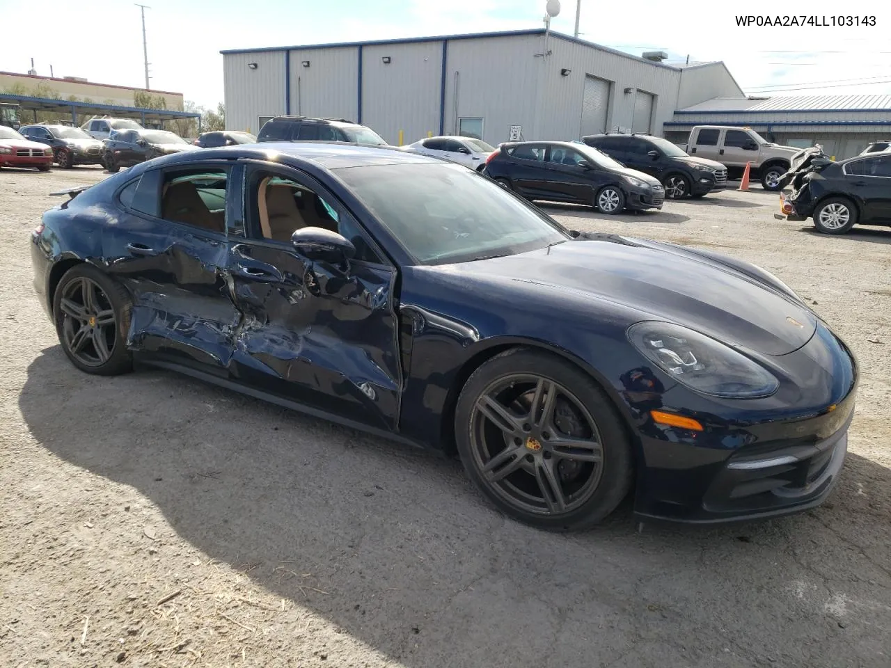 2020 Porsche Panamera Base VIN: WP0AA2A74LL103143 Lot: 78659734