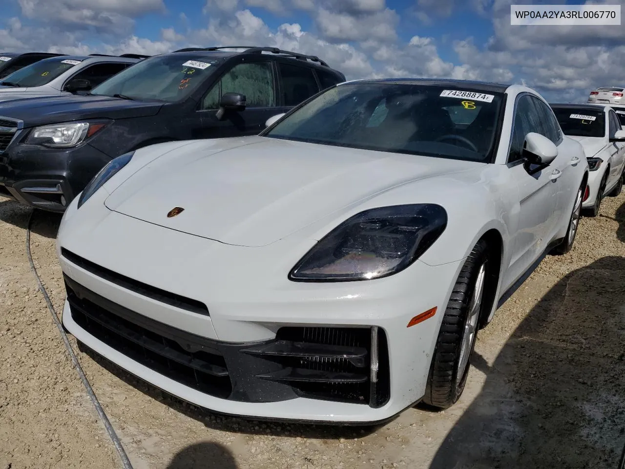 2024 Porsche Panamera Base VIN: WP0AA2YA3RL006770 Lot: 74288874