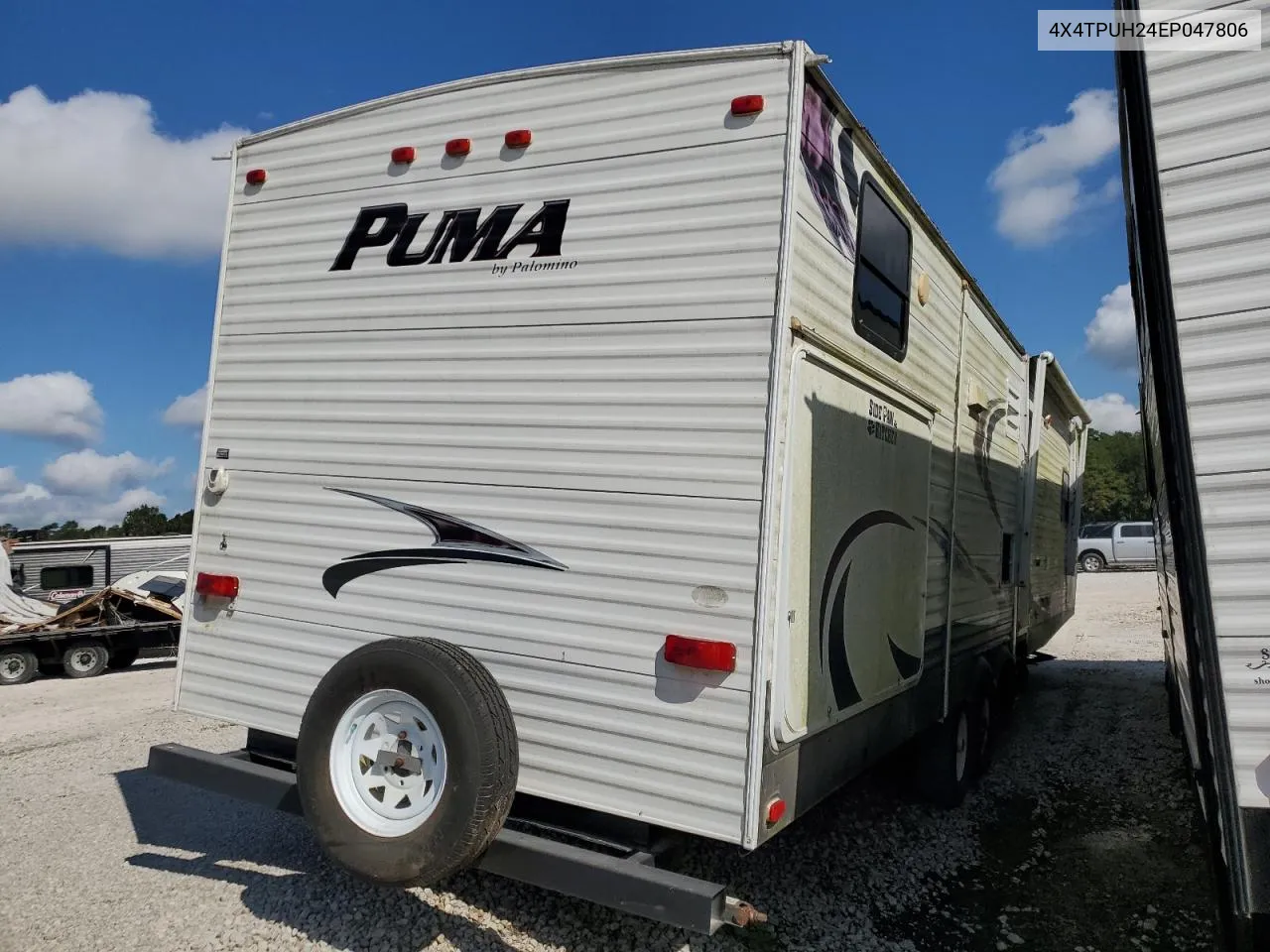 2014 Puma Trailer VIN: 4X4TPUH24EP047806 Lot: 71456584