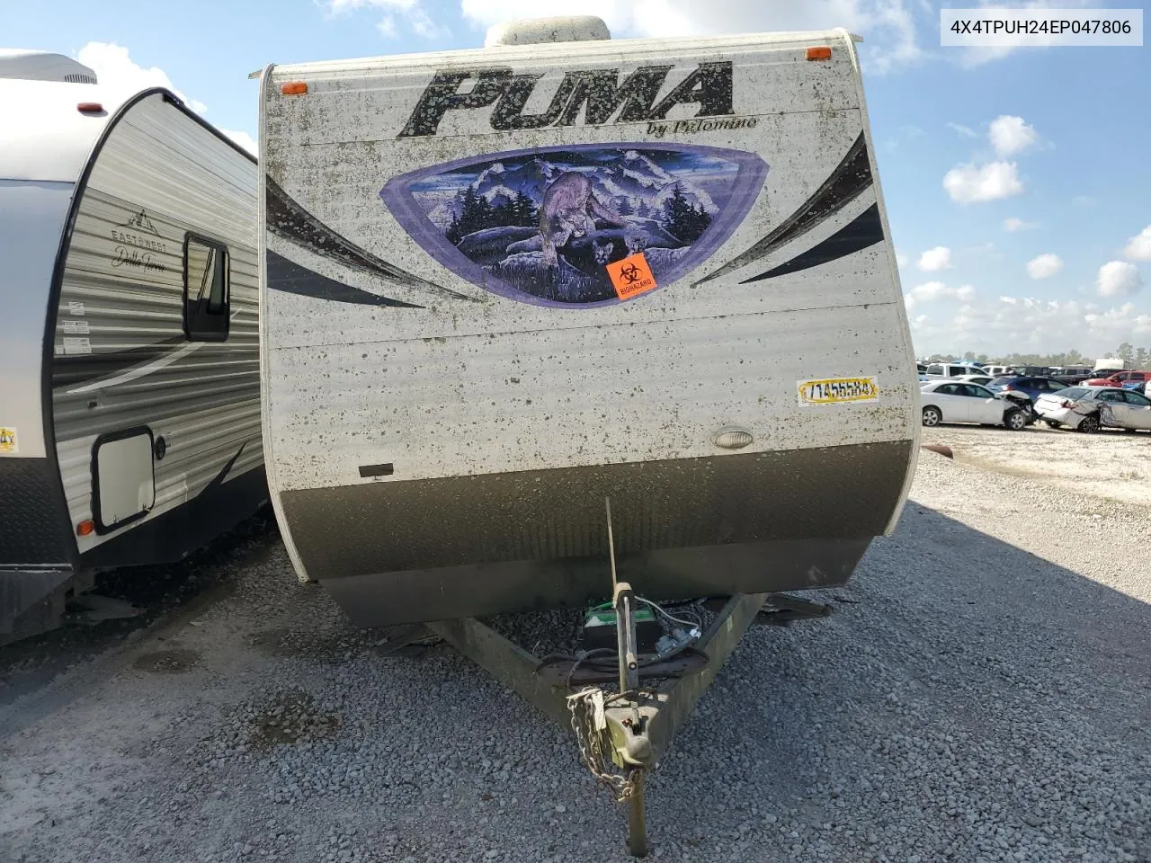 2014 Puma Trailer VIN: 4X4TPUH24EP047806 Lot: 71456584