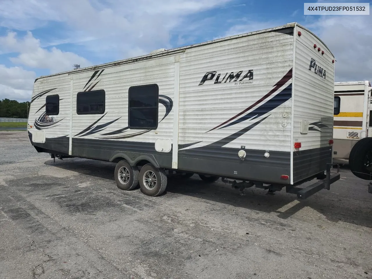 2015 Puma Trailer VIN: 4X4TPUD23FP051532 Lot: 74199814