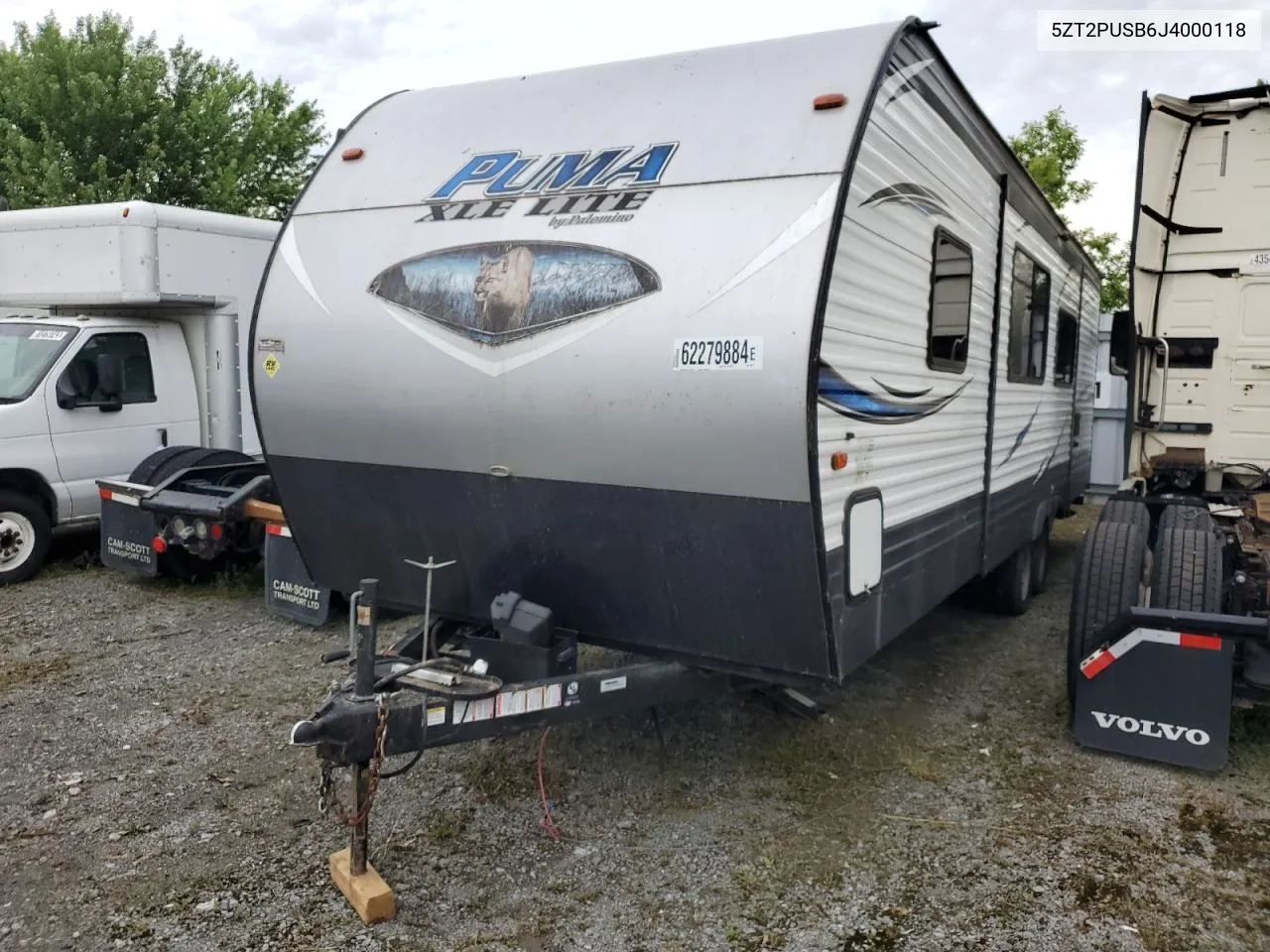 5ZT2PUSB6J4000118 2018 Puma Trailer