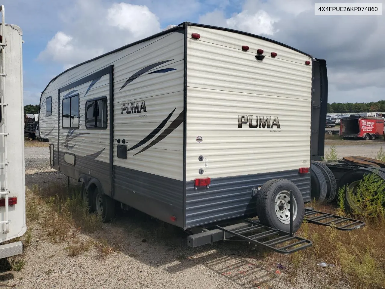 4X4FPUE26KP074860 2019 Puma Trailer