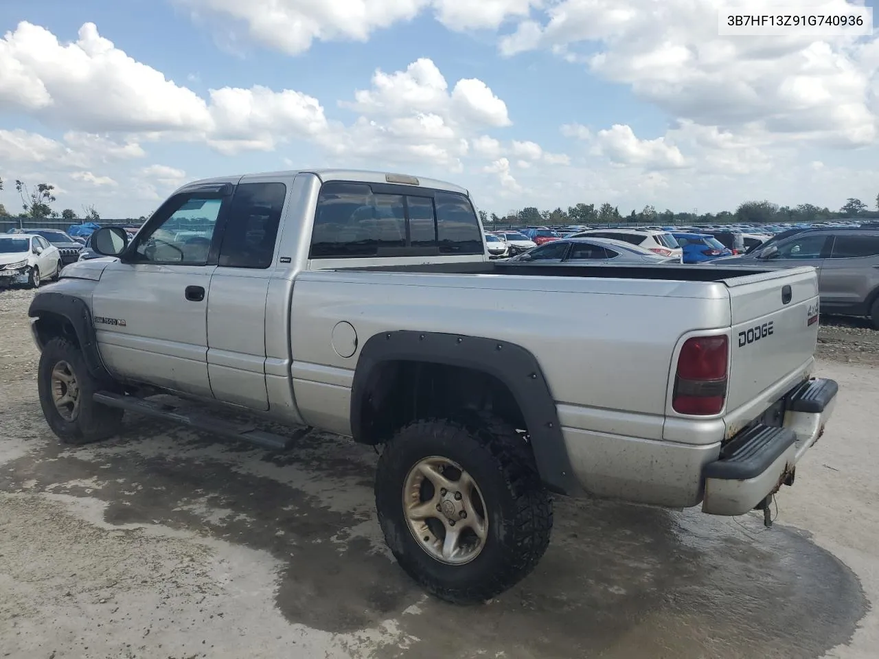 2001 Dodge Ram 1500 VIN: 3B7HF13Z91G740936 Lot: 71792514