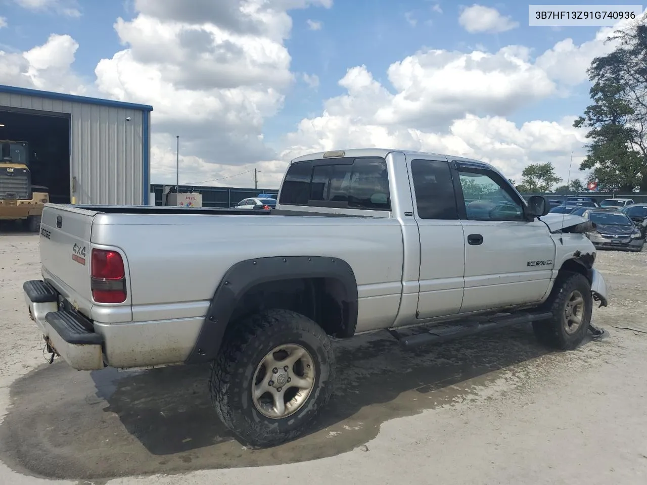 2001 Dodge Ram 1500 VIN: 3B7HF13Z91G740936 Lot: 71792514