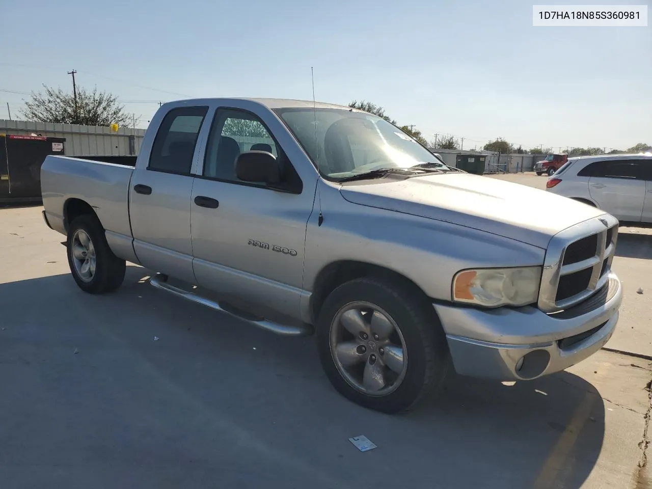 2005 Dodge Ram 1500 St VIN: 1D7HA18N85S360981 Lot: 74369964