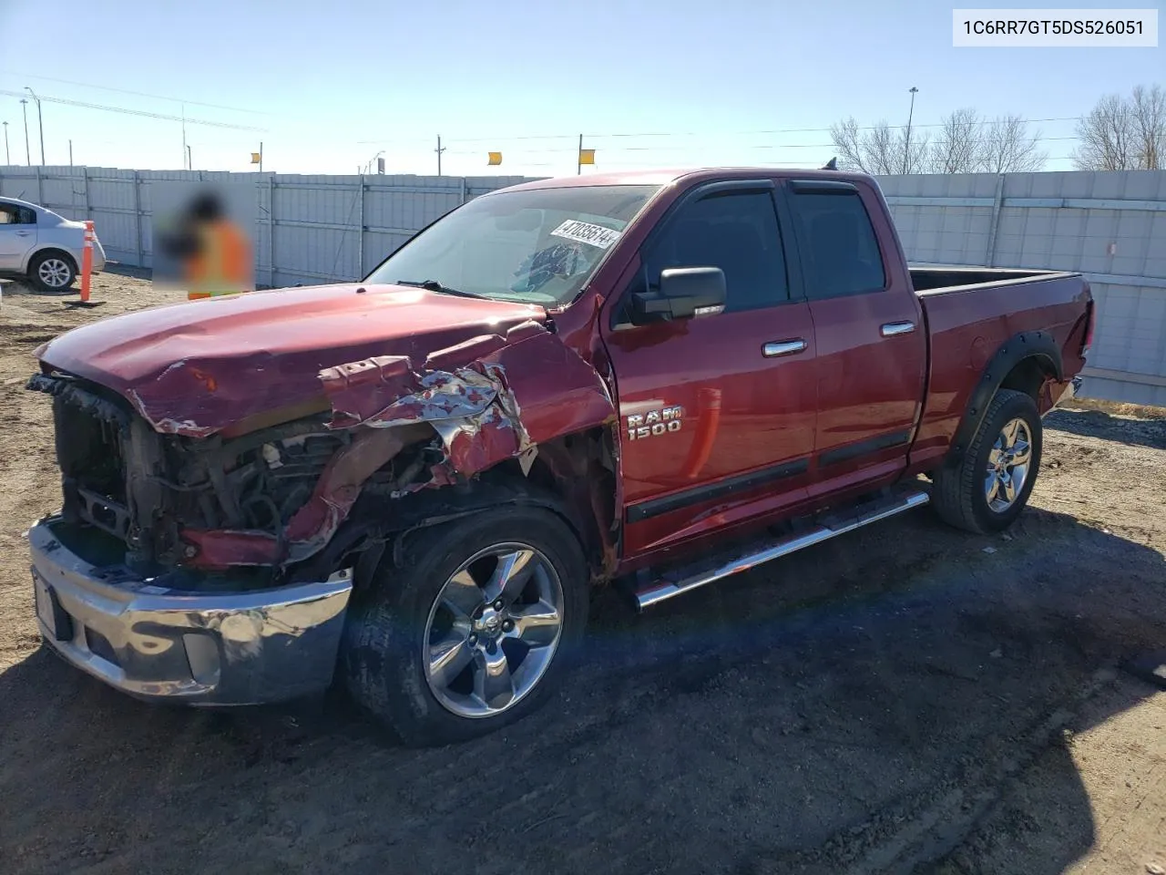 2013 Ram 1500 Slt VIN: 1C6RR7GT5DS526051 Lot: 47035614