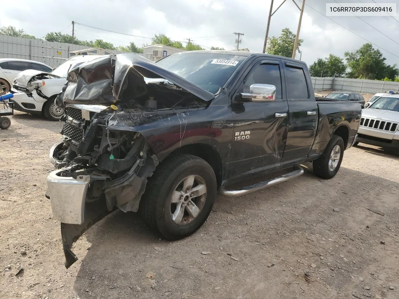 2013 Ram 1500 Slt VIN: 1C6RR7GP3DS609416 Lot: 53854914