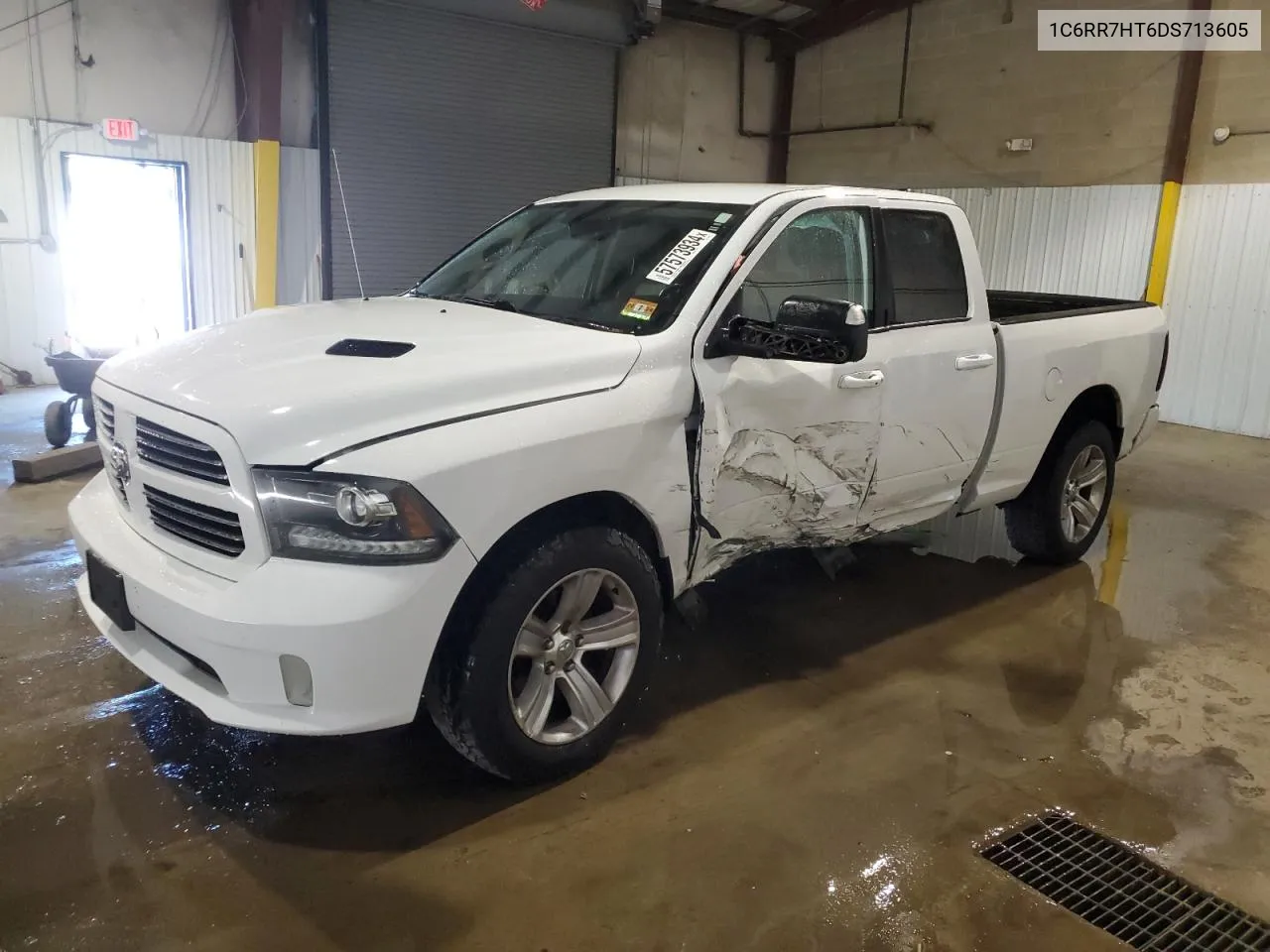 2013 Ram 1500 Sport VIN: 1C6RR7HT6DS713605 Lot: 57573934