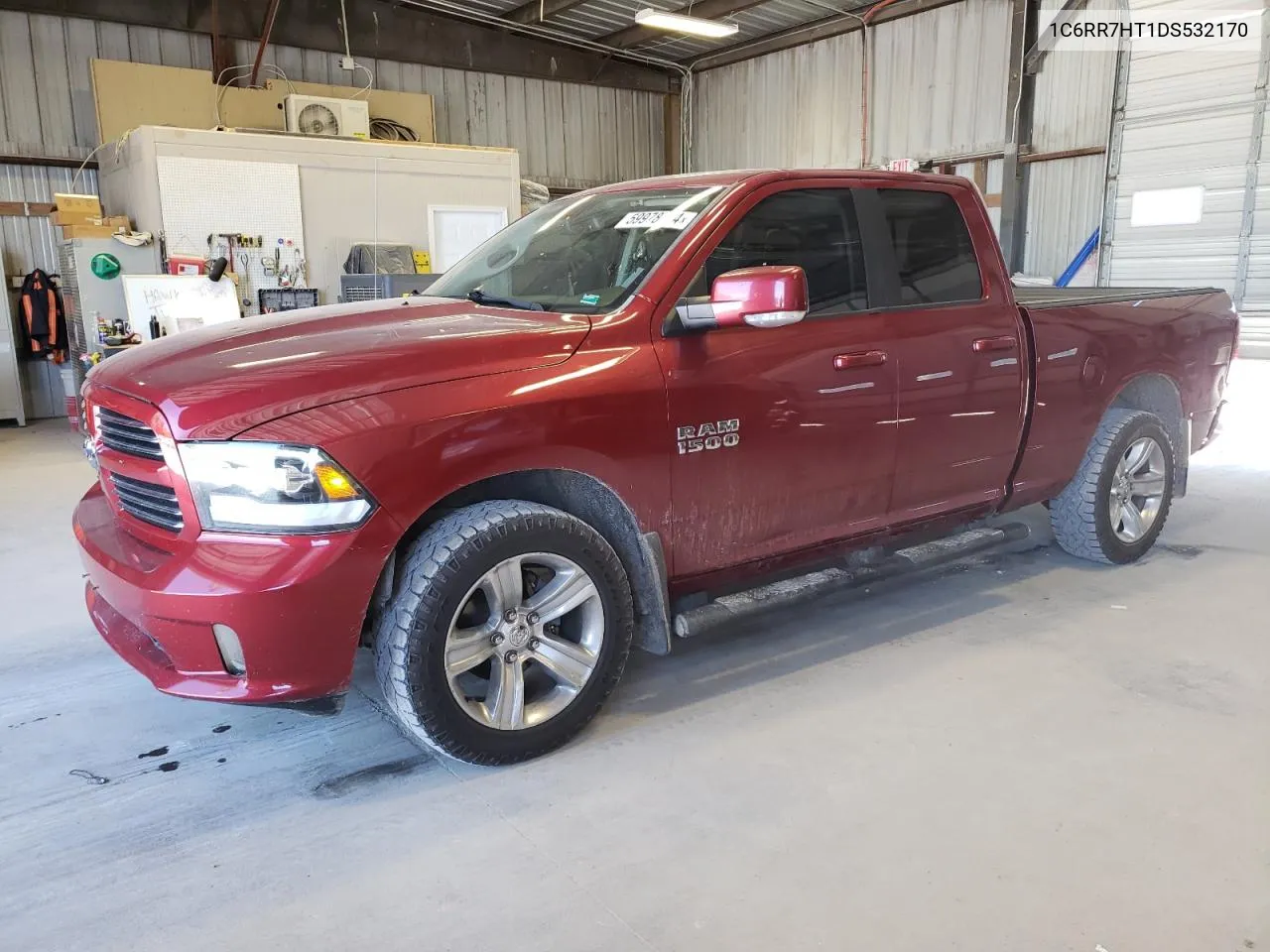 2013 Ram 1500 Sport VIN: 1C6RR7HT1DS532170 Lot: 59978474