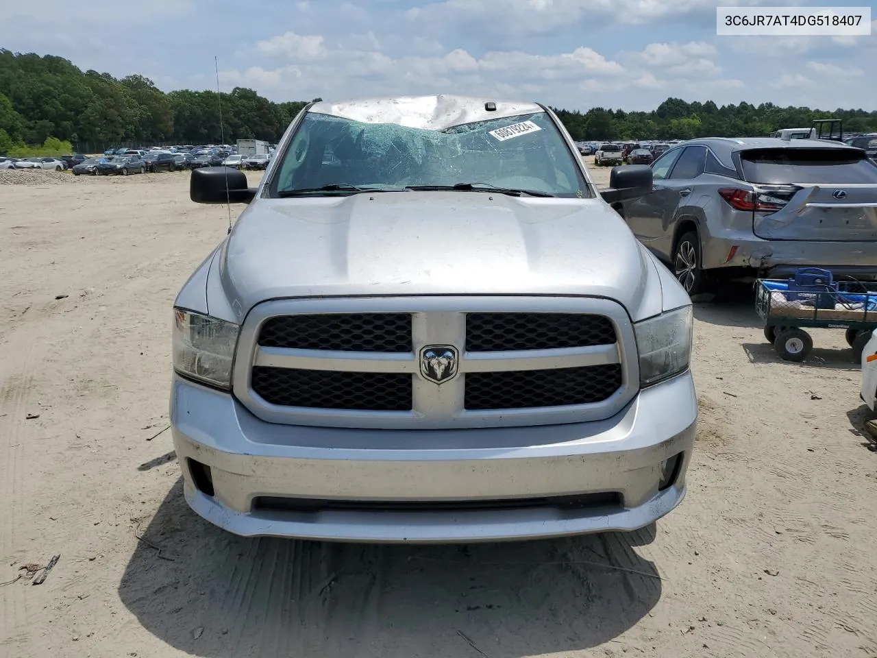 2013 Ram 1500 St VIN: 3C6JR7AT4DG518407 Lot: 60879224