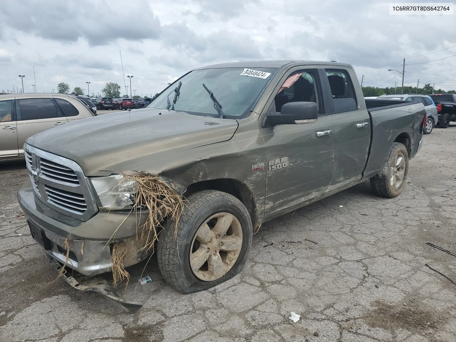 2013 Ram 1500 Slt VIN: 1C6RR7GT8DS642764 Lot: 64848424