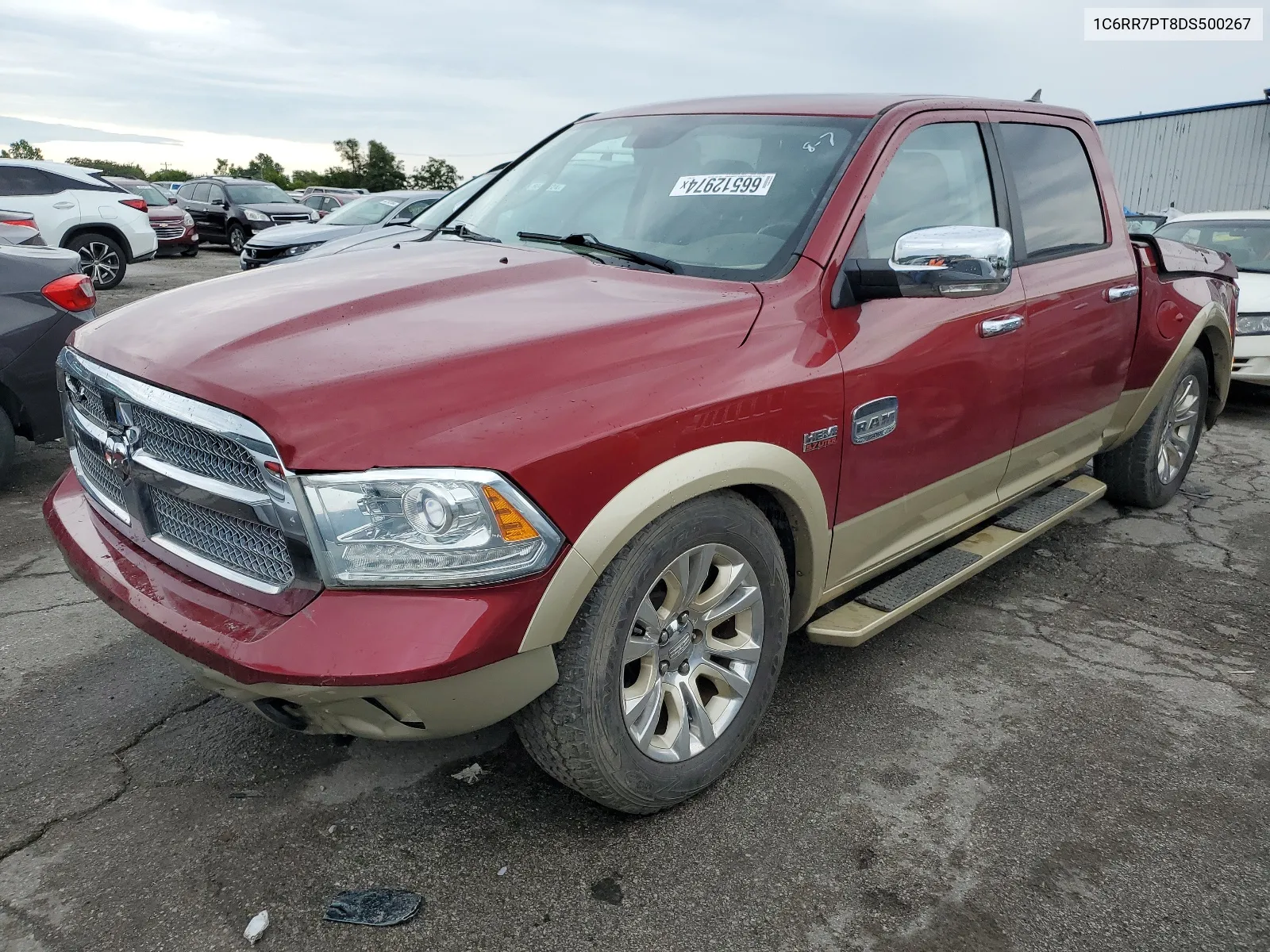 2013 Ram 1500 Longhorn VIN: 1C6RR7PT8DS500267 Lot: 66512974