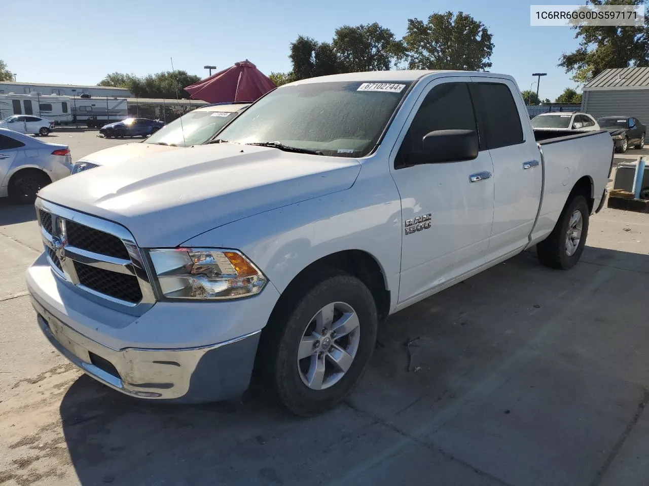 2013 Ram 1500 Slt VIN: 1C6RR6GG0DS597171 Lot: 67102744