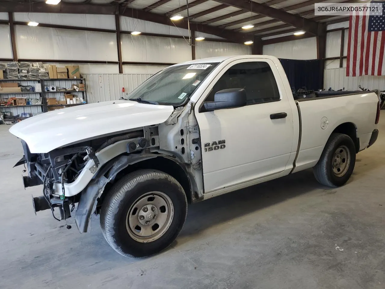 2013 Ram 1500 St VIN: 3C6JR6APXDG577121 Lot: 67116534