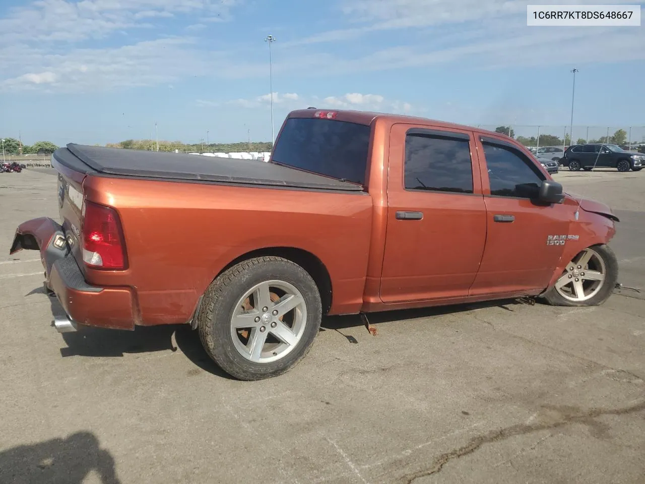 2013 Ram 1500 St VIN: 1C6RR7KT8DS648667 Lot: 69576164