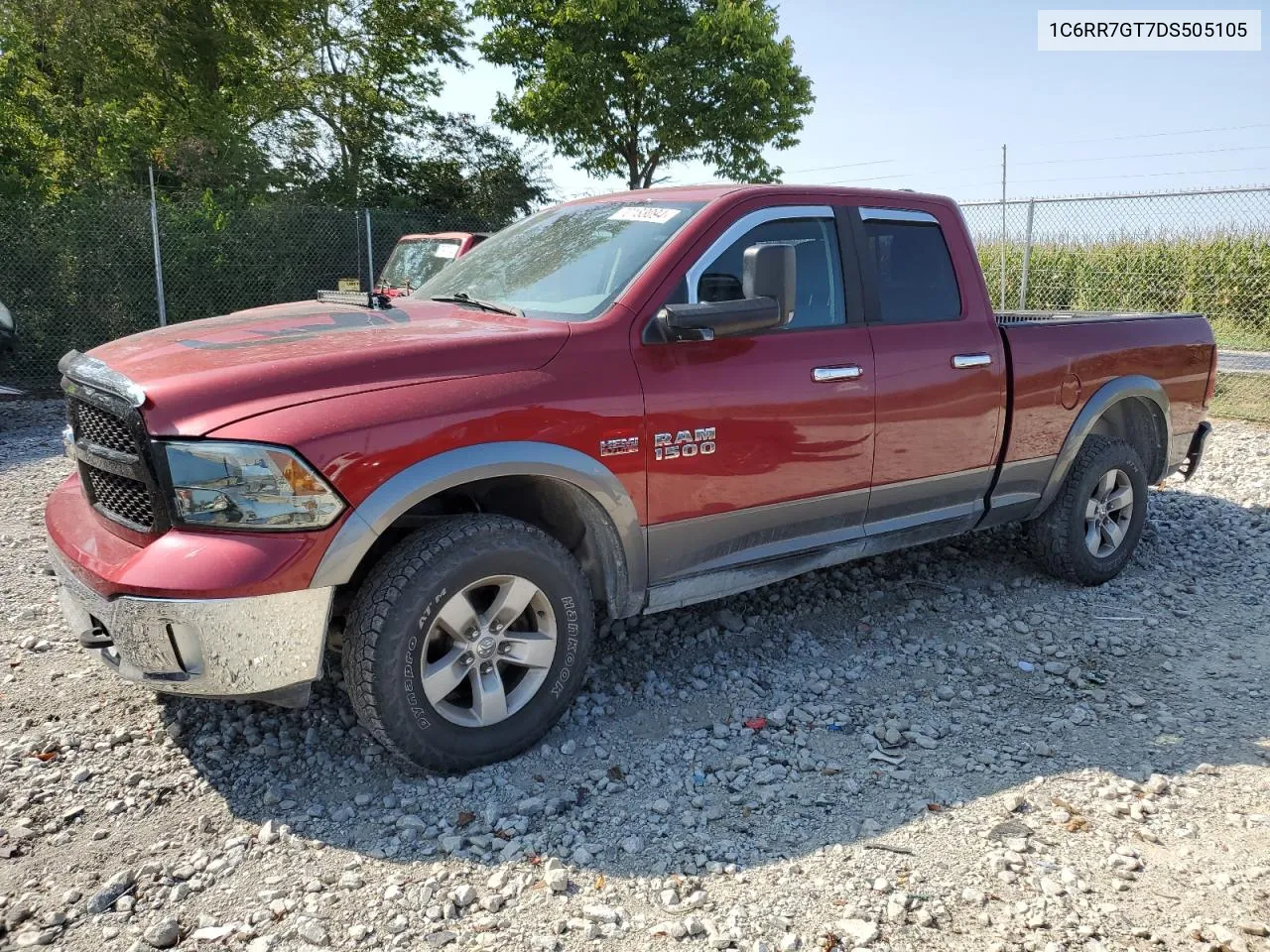 2013 Ram 1500 Slt VIN: 1C6RR7GT7DS505105 Lot: 70183094