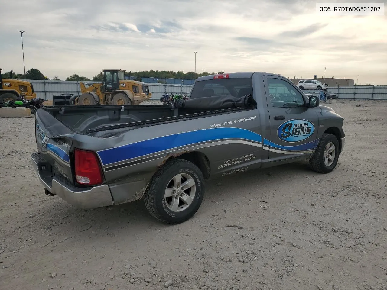 2013 Ram 1500 St VIN: 3C6JR7DT6DG501202 Lot: 70252714