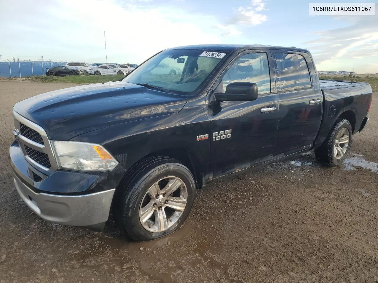 2013 Ram 1500 Slt VIN: 1C6RR7LTXDS611067 Lot: 71109254