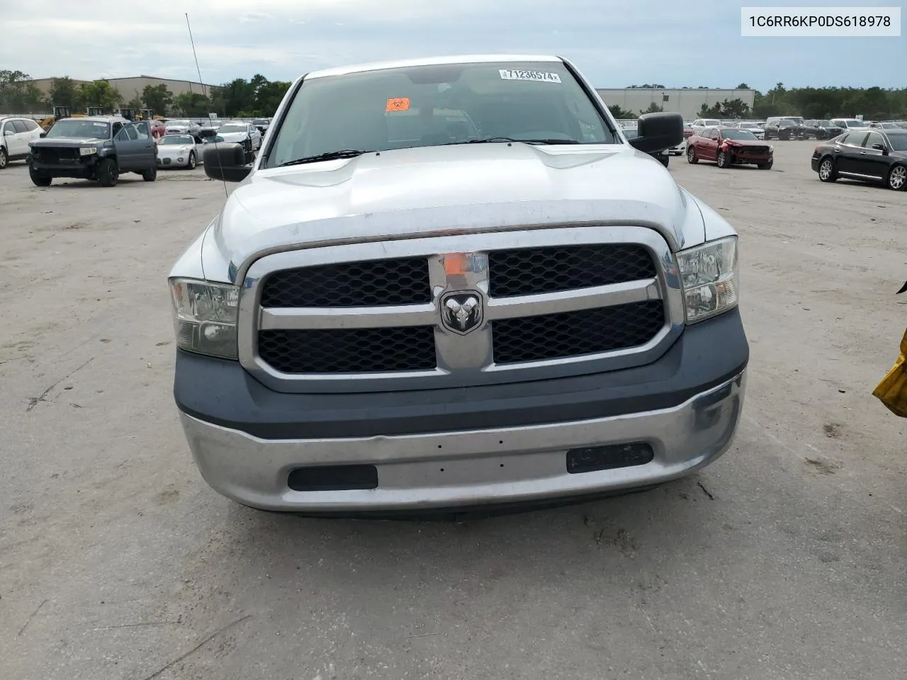 2013 Ram 1500 St VIN: 1C6RR6KP0DS618978 Lot: 71236574