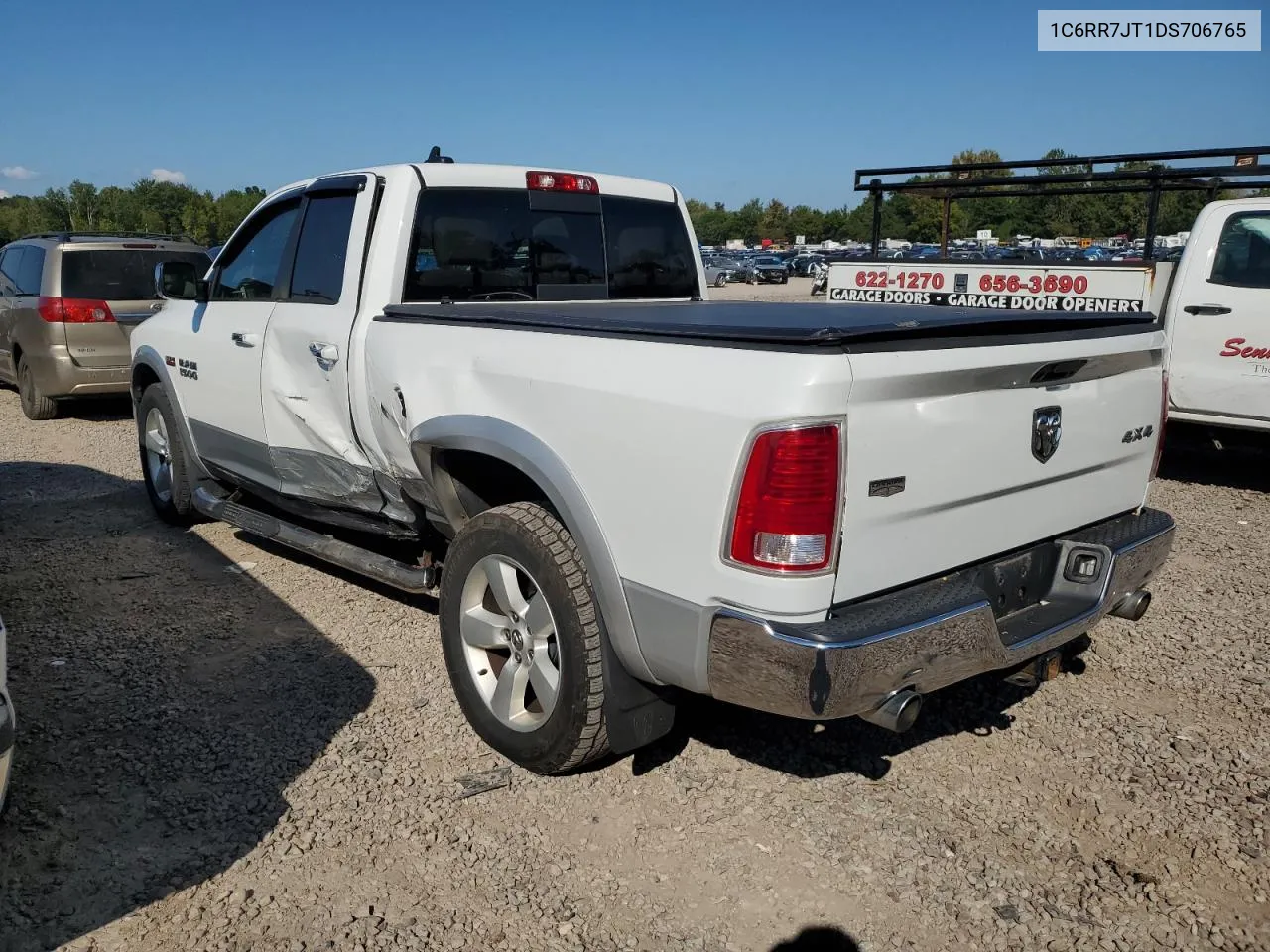 2013 Ram 1500 Laramie VIN: 1C6RR7JT1DS706765 Lot: 71306854