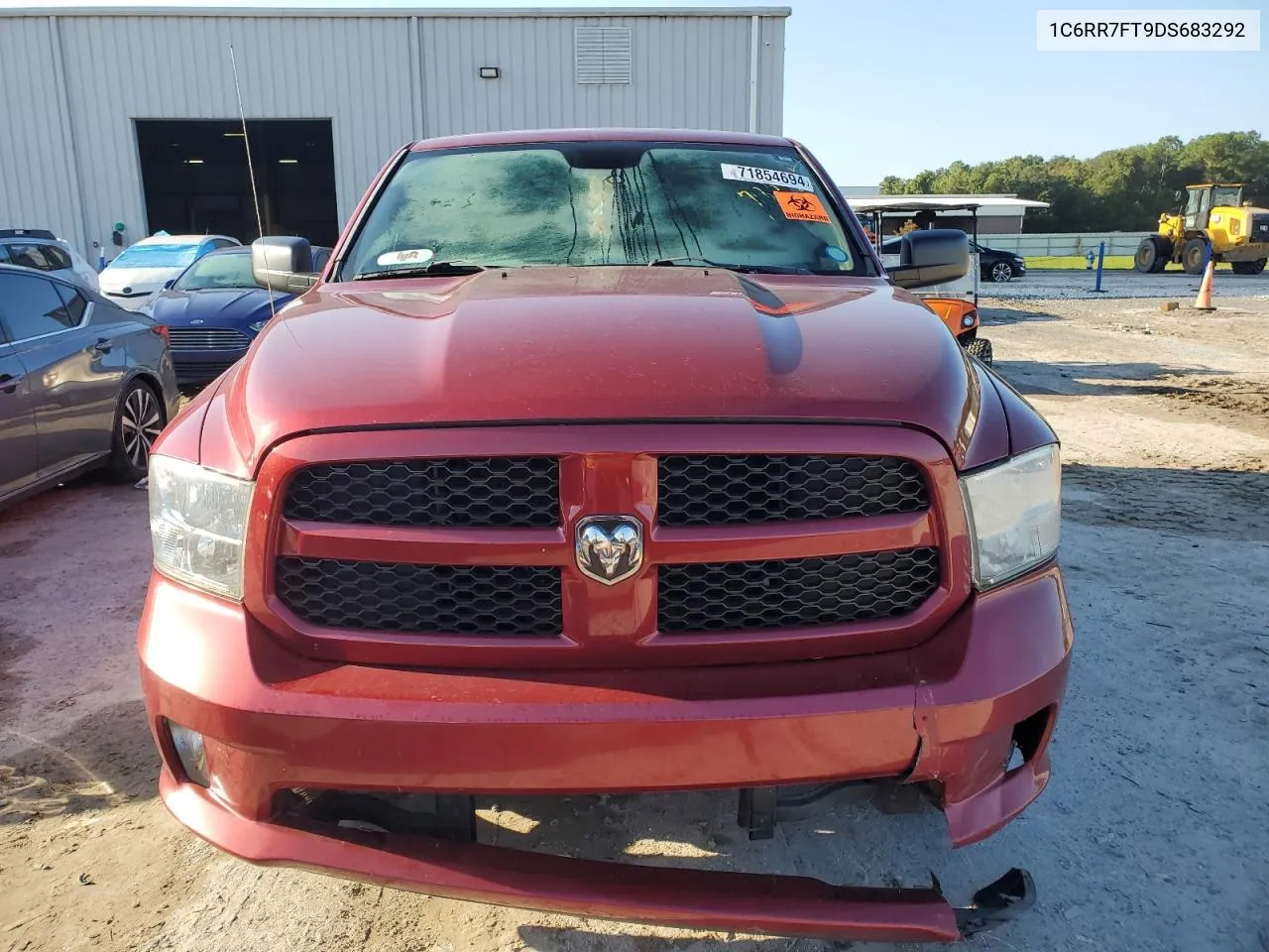 2013 Ram 1500 St VIN: 1C6RR7FT9DS683292 Lot: 71854694