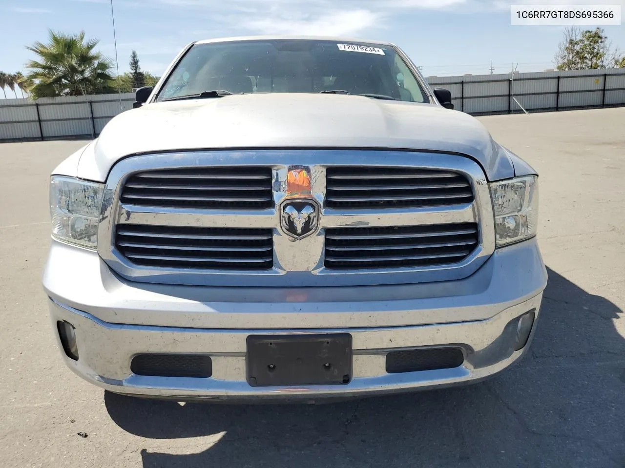 2013 Ram 1500 Slt VIN: 1C6RR7GT8DS695366 Lot: 72079234