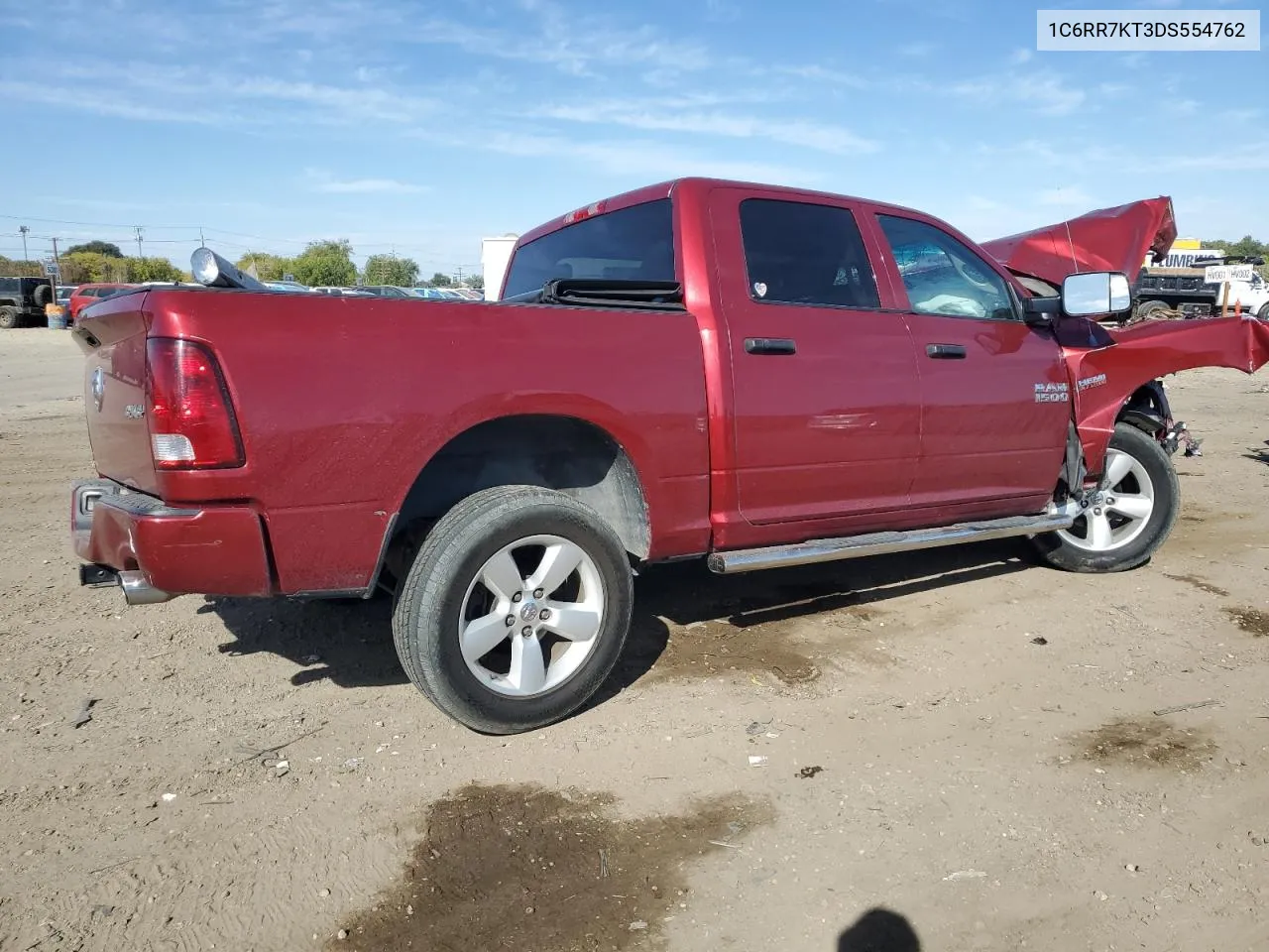 2013 Ram 1500 St VIN: 1C6RR7KT3DS554762 Lot: 72954054