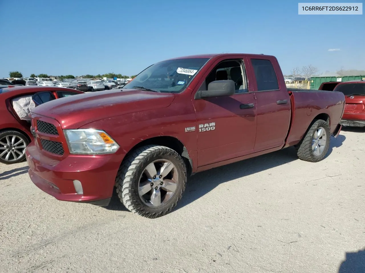 2013 Ram 1500 St VIN: 1C6RR6FT2DS622912 Lot: 73346864