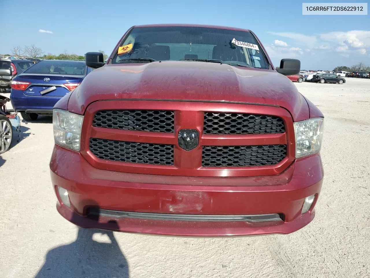 2013 Ram 1500 St VIN: 1C6RR6FT2DS622912 Lot: 73346864