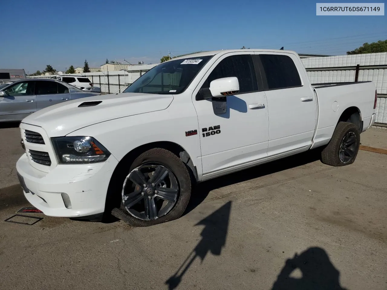 2013 Ram 1500 Sport VIN: 1C6RR7UT6DS671149 Lot: 74193394