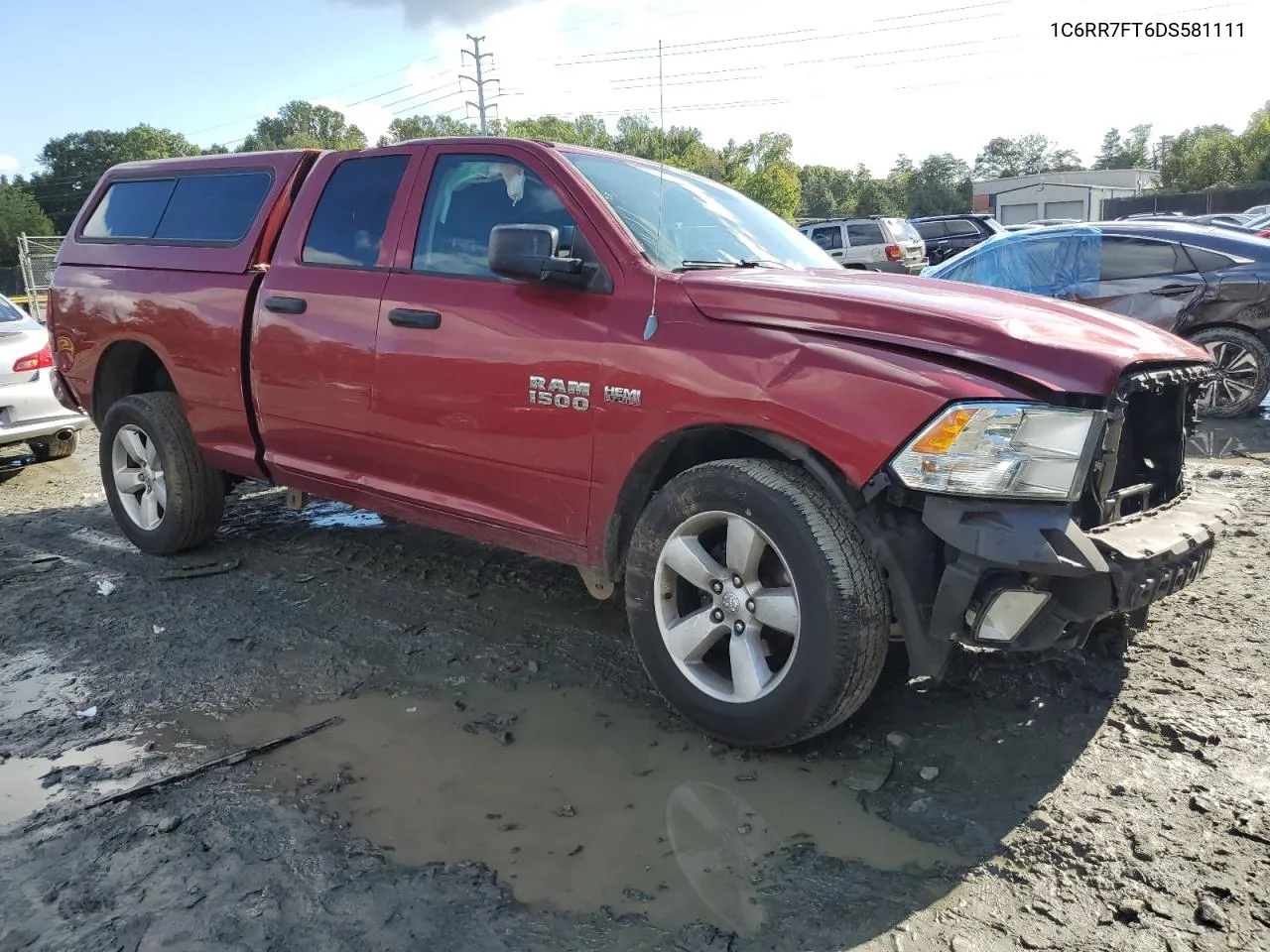 2013 Ram 1500 St VIN: 1C6RR7FT6DS581111 Lot: 74206724