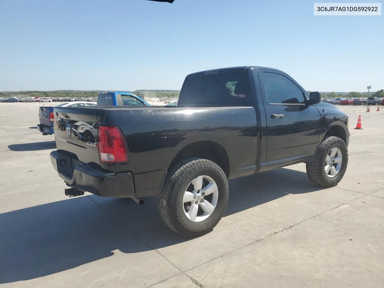 2013 Ram 1500 St VIN: 3C6JR7AG1DG592922 Lot: 74498894