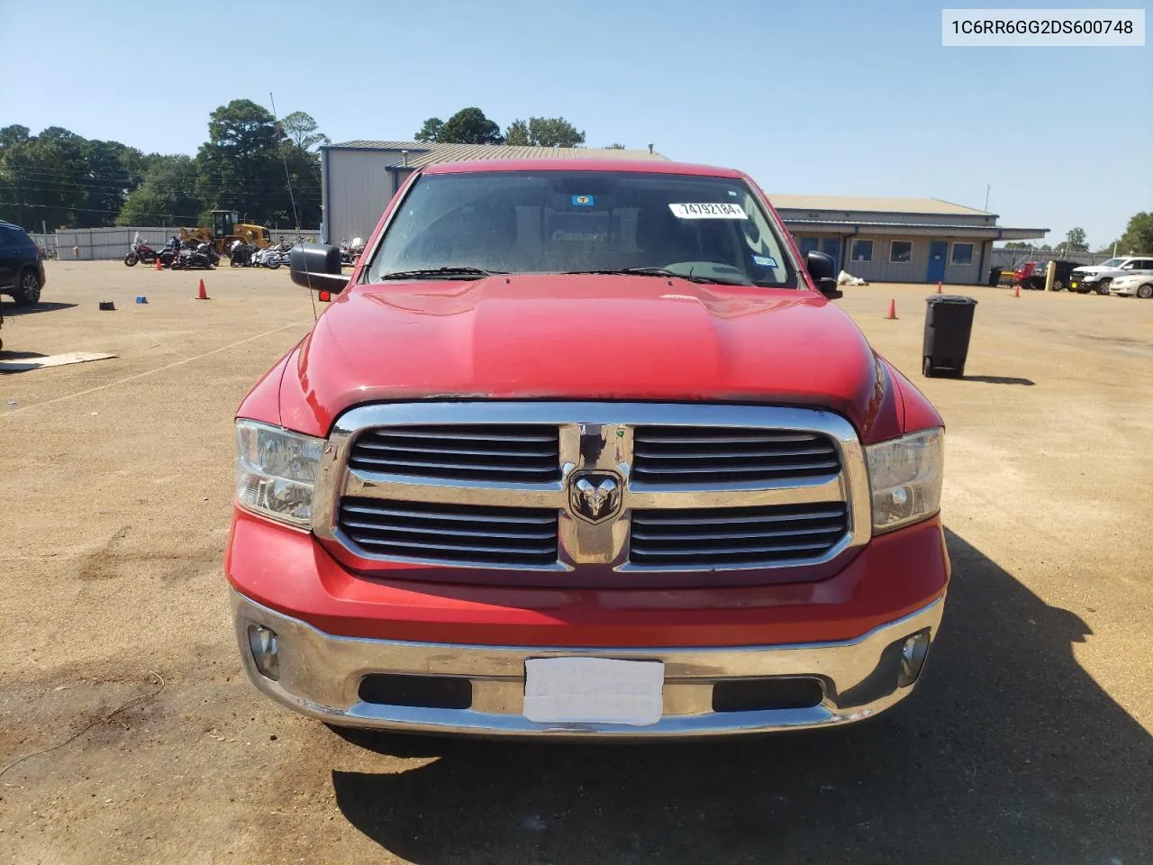 2013 Ram 1500 Slt VIN: 1C6RR6GG2DS600748 Lot: 74792184