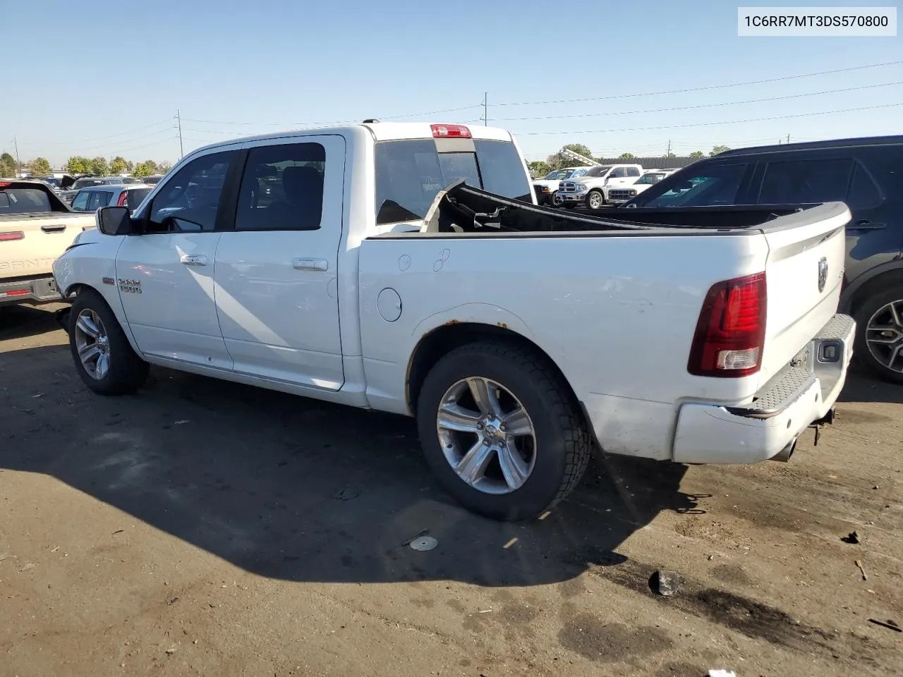 2013 Ram 1500 Sport VIN: 1C6RR7MT3DS570800 Lot: 74844964